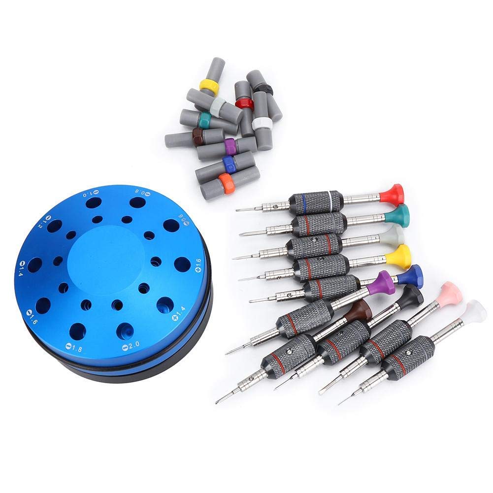 Professional 10-Piece Precision Screwdriver Set with High Torque - Electronics Repair Tool Kit for Computer Circuit Boards & Smartphones - Includes Rotating Stand for Easy Access (Ideal for DIY Repairs, Laptop Maintenance & Small Electronics Fixes)