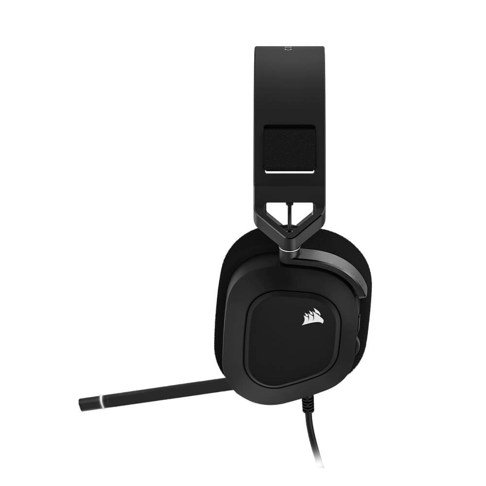 Corsair HS80 RGB USB Gaming Headset with Noise Cancellation - Black | Wireless PC Headphones for Streaming, Esports & Online Gaming