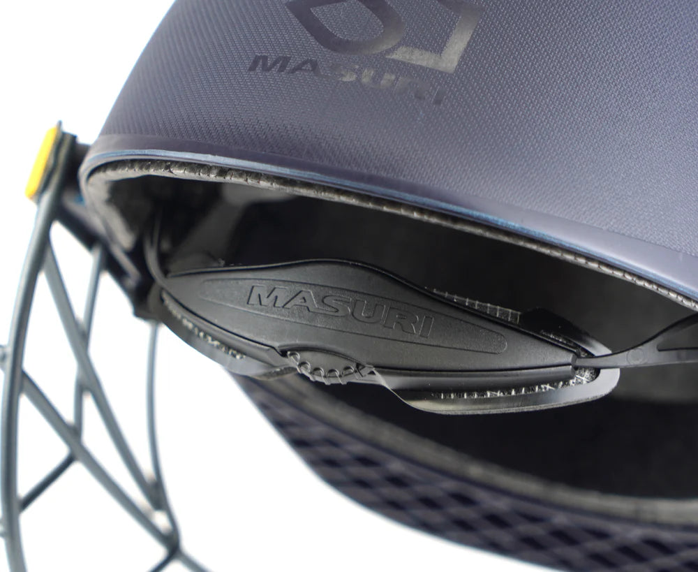 Masuri C Line Steel Cricket Helmet - Navy Blue - Lightweight & Durable Protection for Cricket Players - Perfect for Practice & Match Play