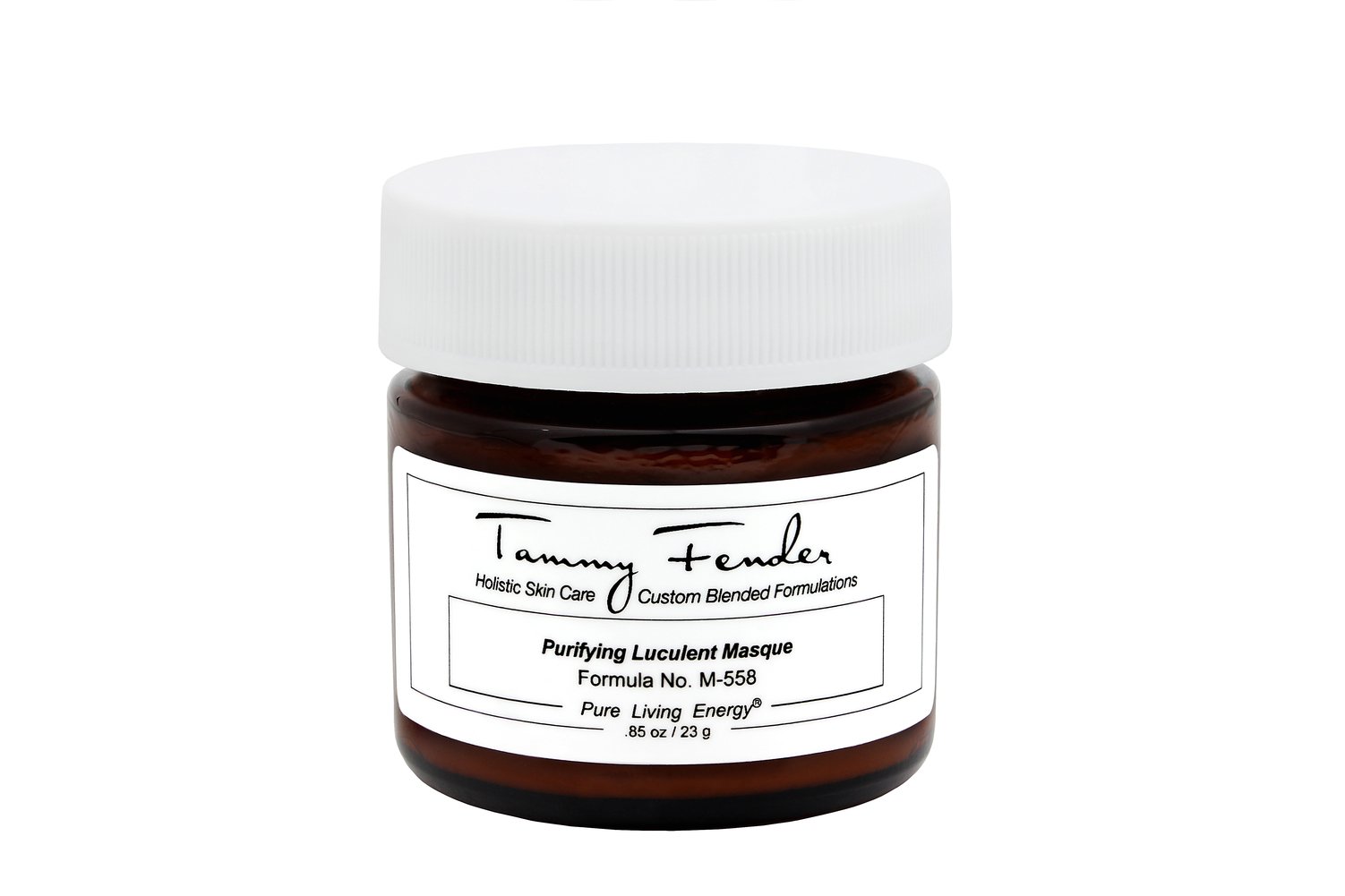 **TAMMY FENDER Purifying Luculent Masque – Organic Clay Face Mask for Softening, Exfoliating & Nourishing | Natural, Cruelty-Free, Non-Toxic Skincare | Suitable for All Skin Types | Travel Mini (0.5 oz) | Perfect for Spa Nights & Travel Skincare Routine**