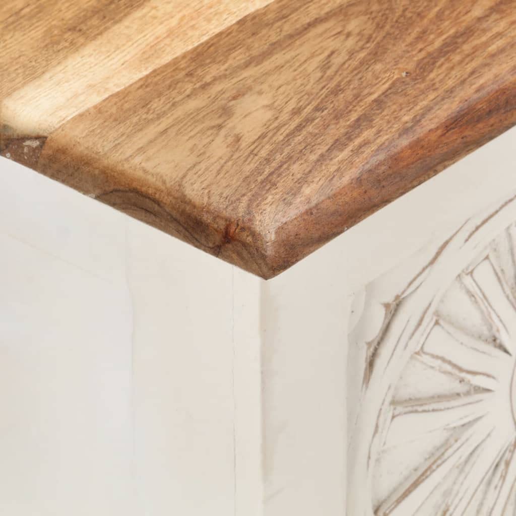 Solid Acacia Wood Storage Box - 43.3