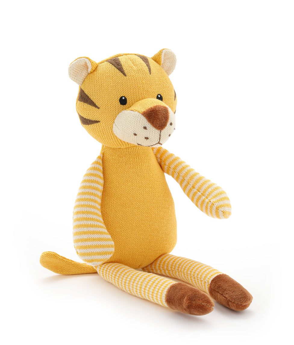 Teddy The Tiger Plush Stuffed Animal - Soft & Cuddly Tiger Toy for Kids, Perfect for Bedtime, Gifts & Nursery Decor | Ideal for Birthdays, Baby Showers & Playtime