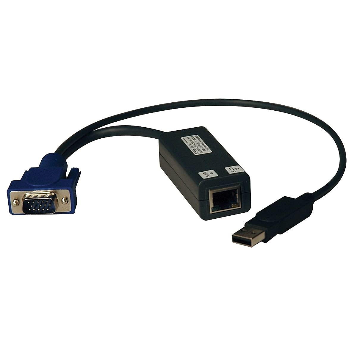 Tripp Lite NetCommander USB KVM Switch for Server Management - 4 Port USB 2.0 Console with Keyboard/Mouse Control for IT Data Centers & Remote PC Access