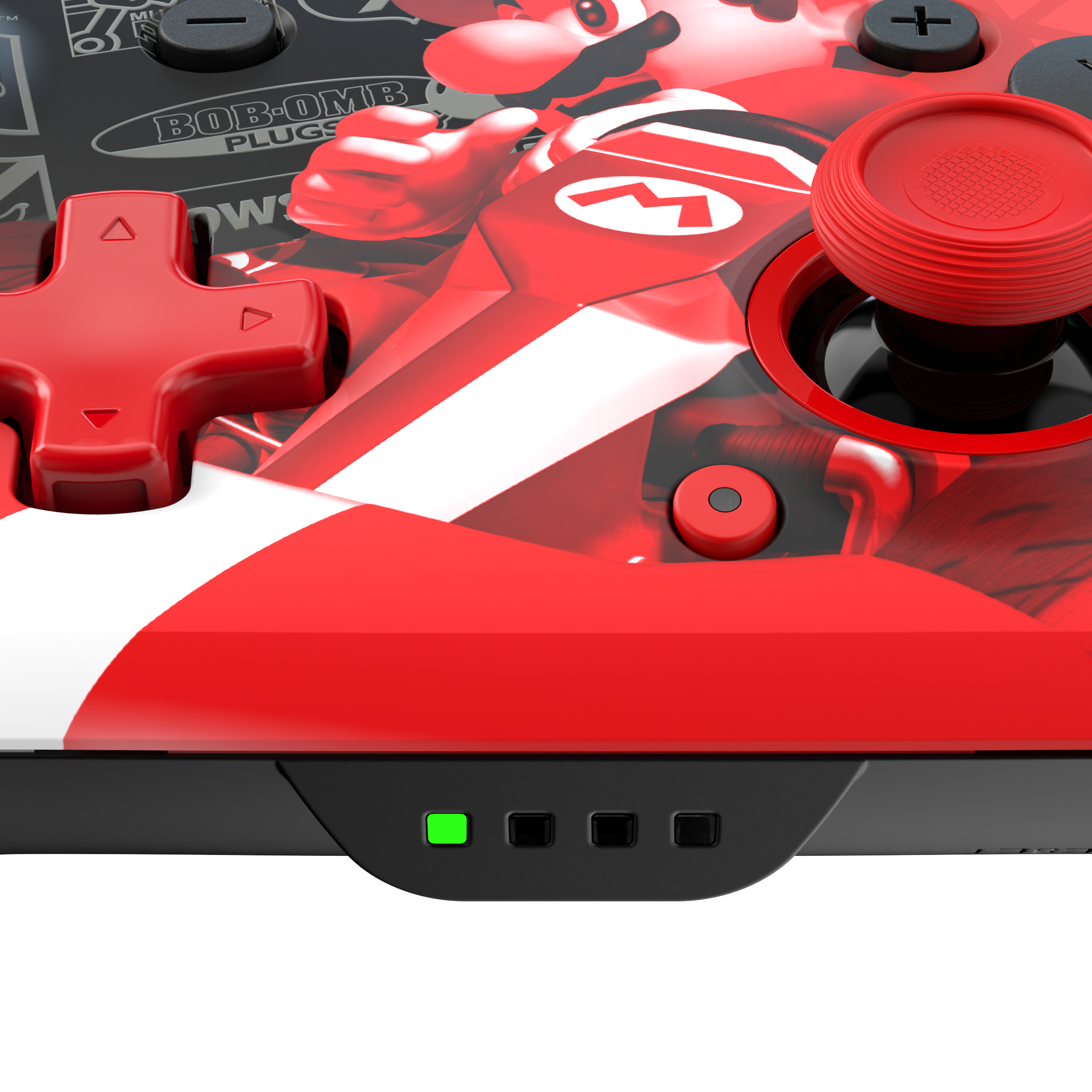 Nintendo Switch REMATCH GLOW Wireless Pro Controller - Compatible with Mario Kart 8 Deluxe & Racing Games - Ergonomic Design for Long Gaming Sessions - Perfect for Multiplayer Parties & Competitive Play