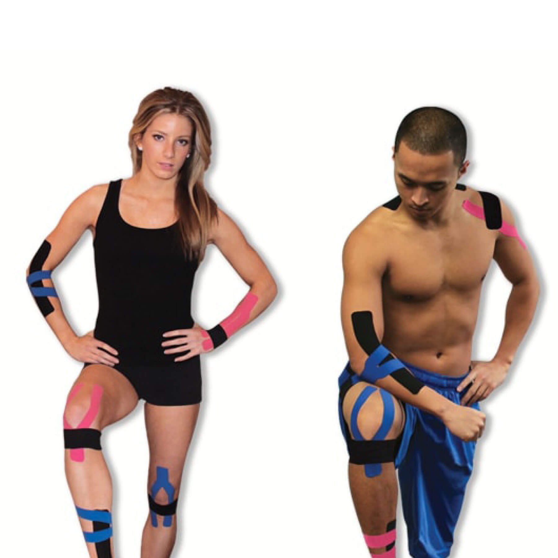 Pre-Cut Y & I Strip Kinesiology Tape – Muscle Support & Pain Relief for Athletes, Fitness & Recovery – Ideal for Sports, Workouts & Physical Therapy