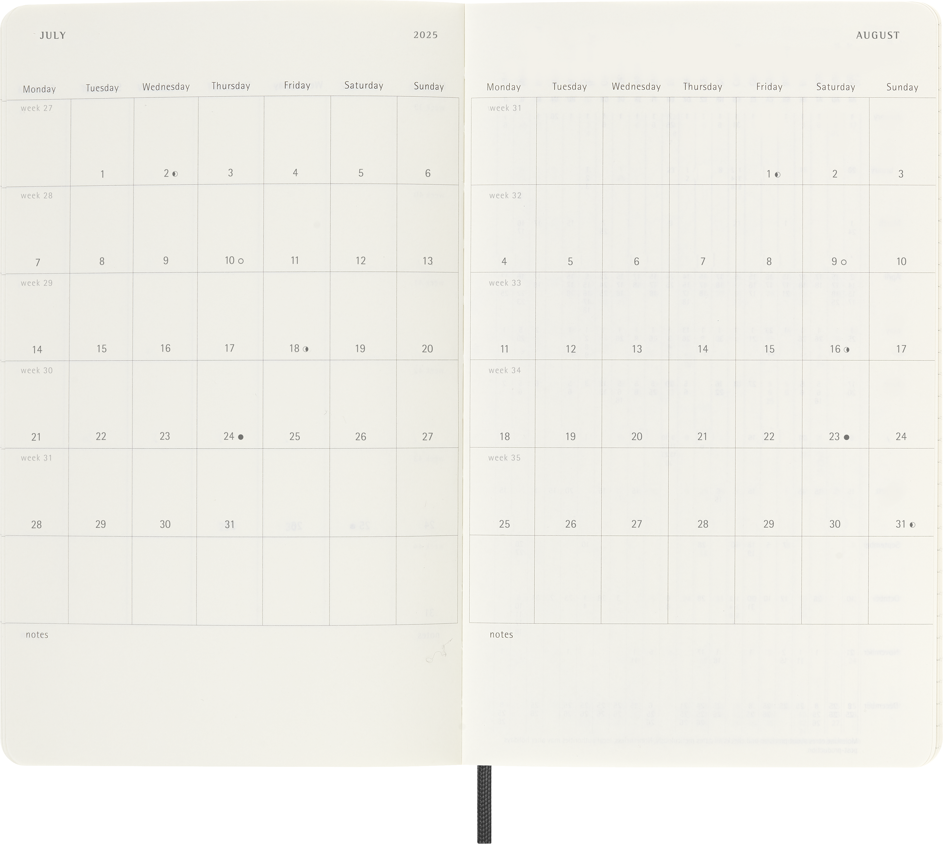 2025 Moleskine Soft Cover Planner - 5.1