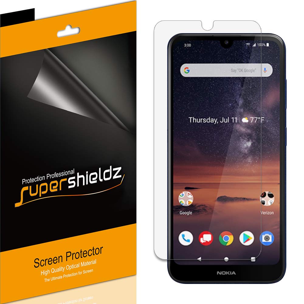 Supershieldz 6-Pack Nokia 3.2 Screen Protector - HD Clear PET Film for Daily Protection