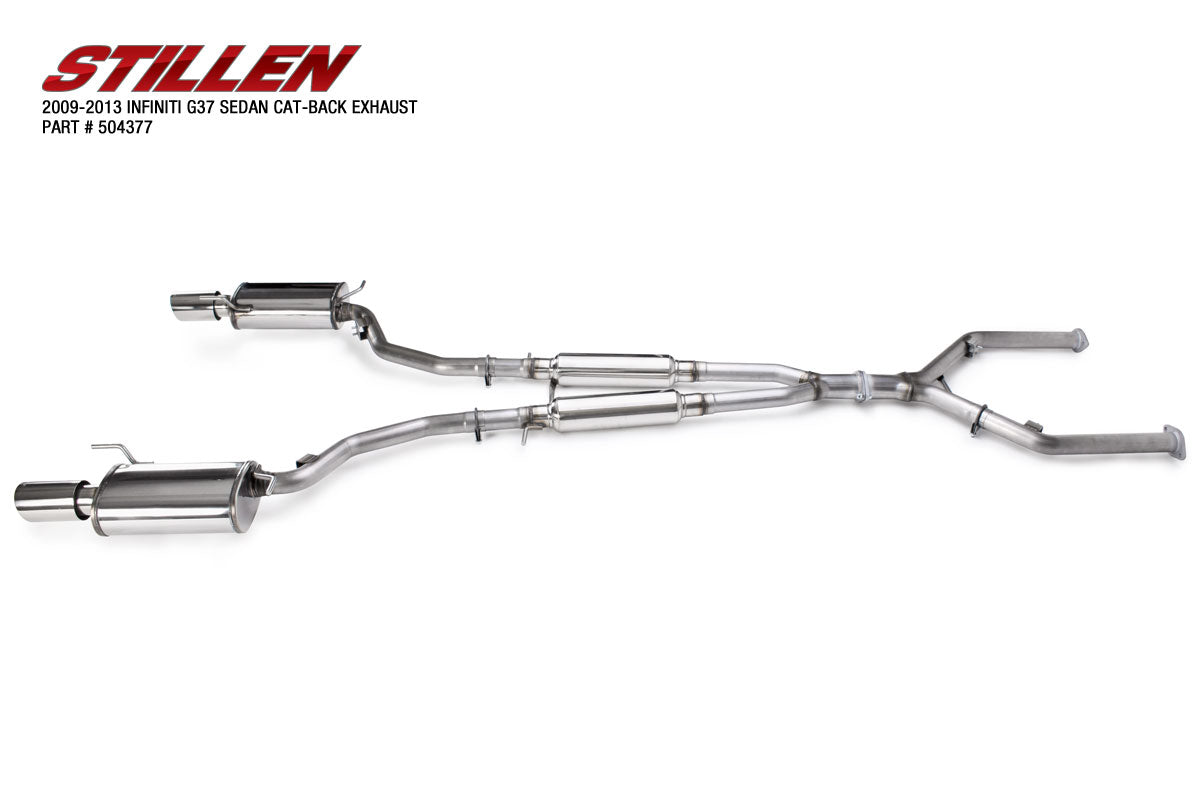 2009-2013 Infiniti G37 Sedan & 2015 Q40 Performance Stainless Steel Cat-Back Exhaust System 504377 - High Flow Exhaust for Enhanced Power & Sound - Perfect for Street Racing & Performance Upgrades