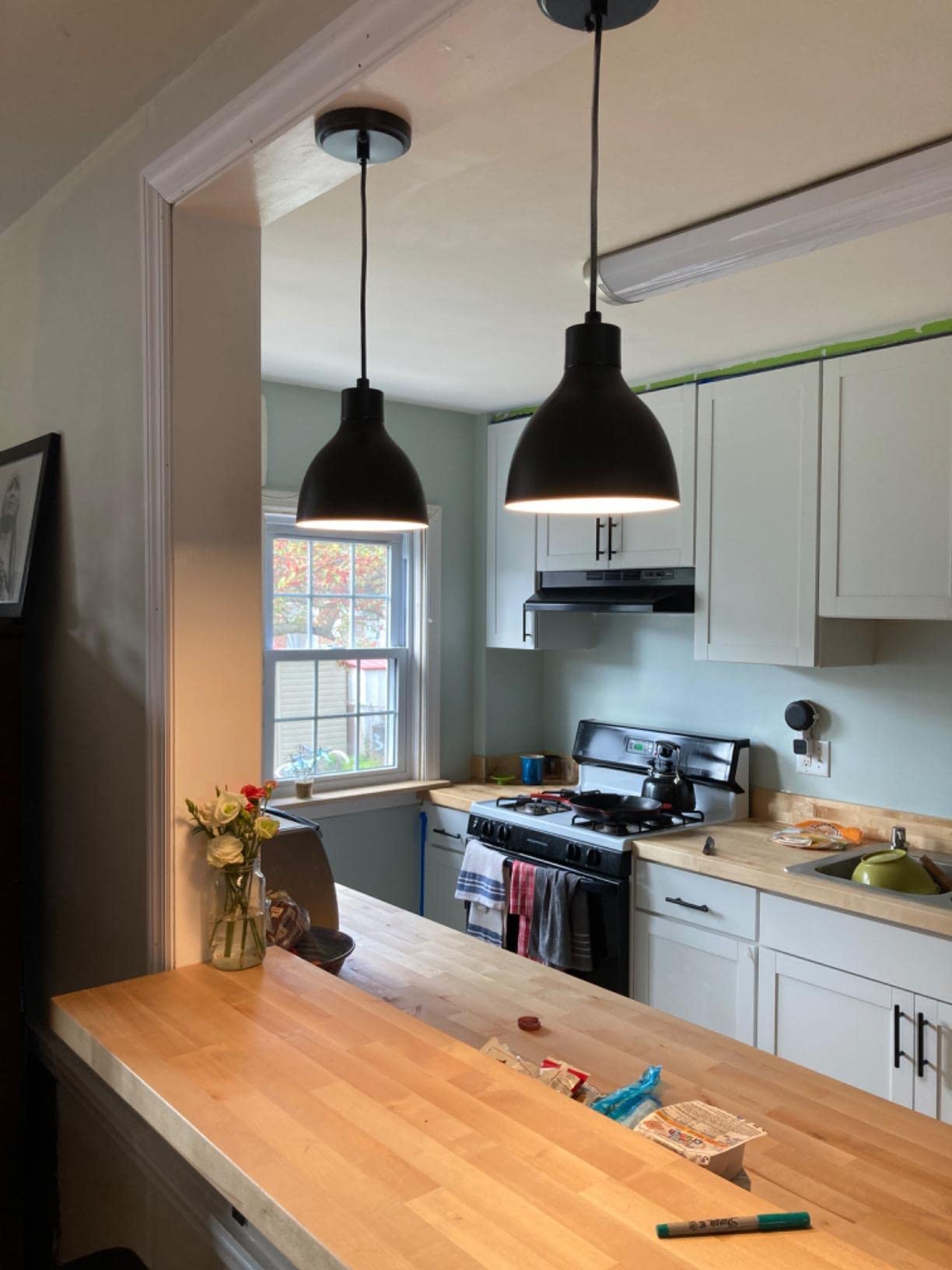 4 Pack Industrial Mini Metal Drum Pendant Lights - Single Kitchen Island Hanging Ceiling Fixtures for Over Sink Bar, Dining Room, Corridor, Entryway & Hallway - Perfect for Modern Farmhouse, Loft & Industrial Style Decor