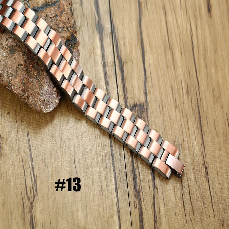 Men's Magnetic Health Bracelet - Pure Copper Energy Bracelet with Blood Pressure Magnets | Pain Relief & Improved Circulation | Perfect for Fitness, Work & Daily Wear