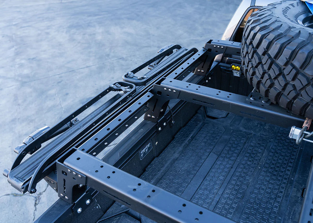 2022+ Toyota Tundra Mid Height Bed Rack - Heavy Duty Aluminum Truck Bed Rack for Off-Road & Camping Gear | Perfect for Overlanding, Hunting & Outdoor Adventures