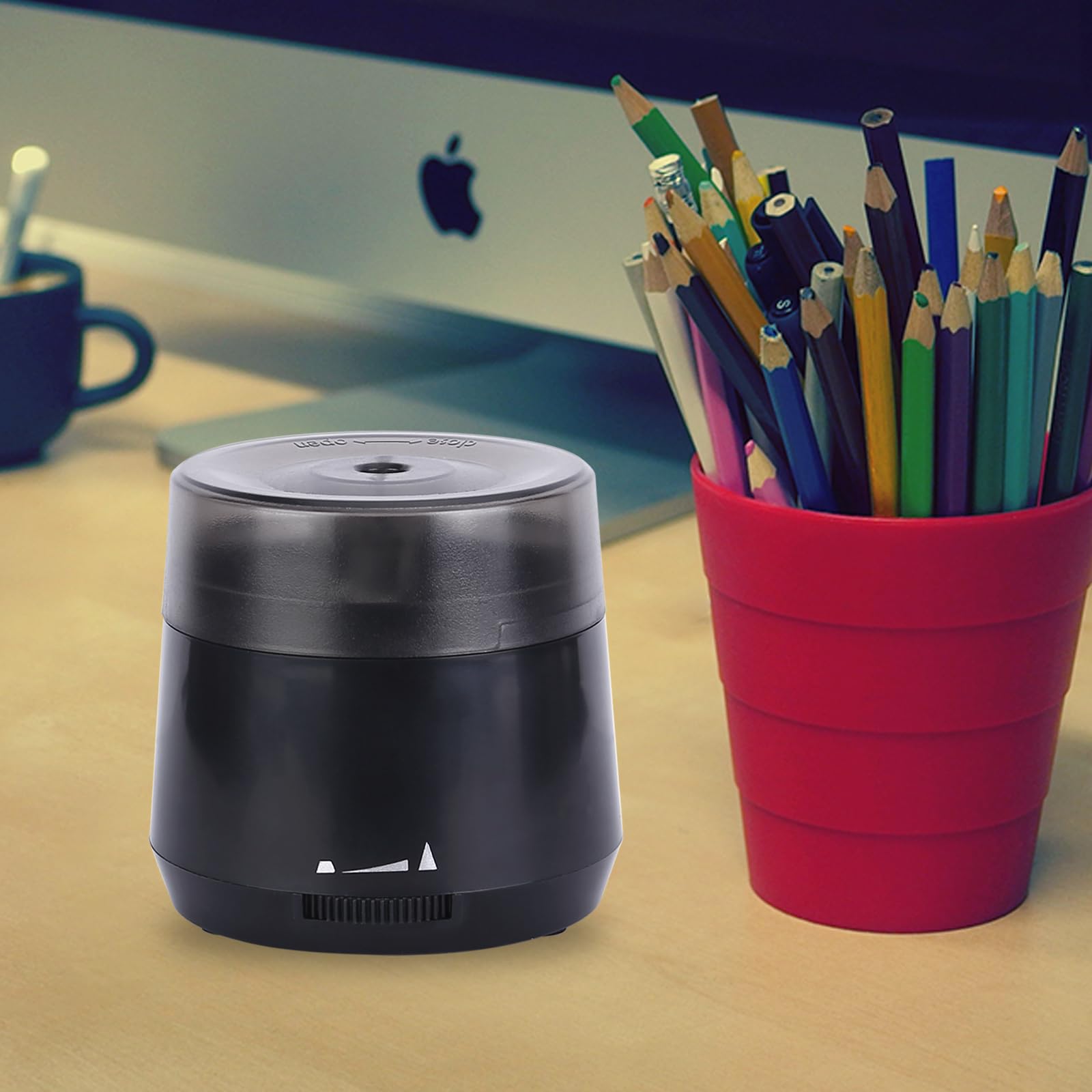 Electric Pencil Sharpener - USB/Battery Operated for School & Office Use