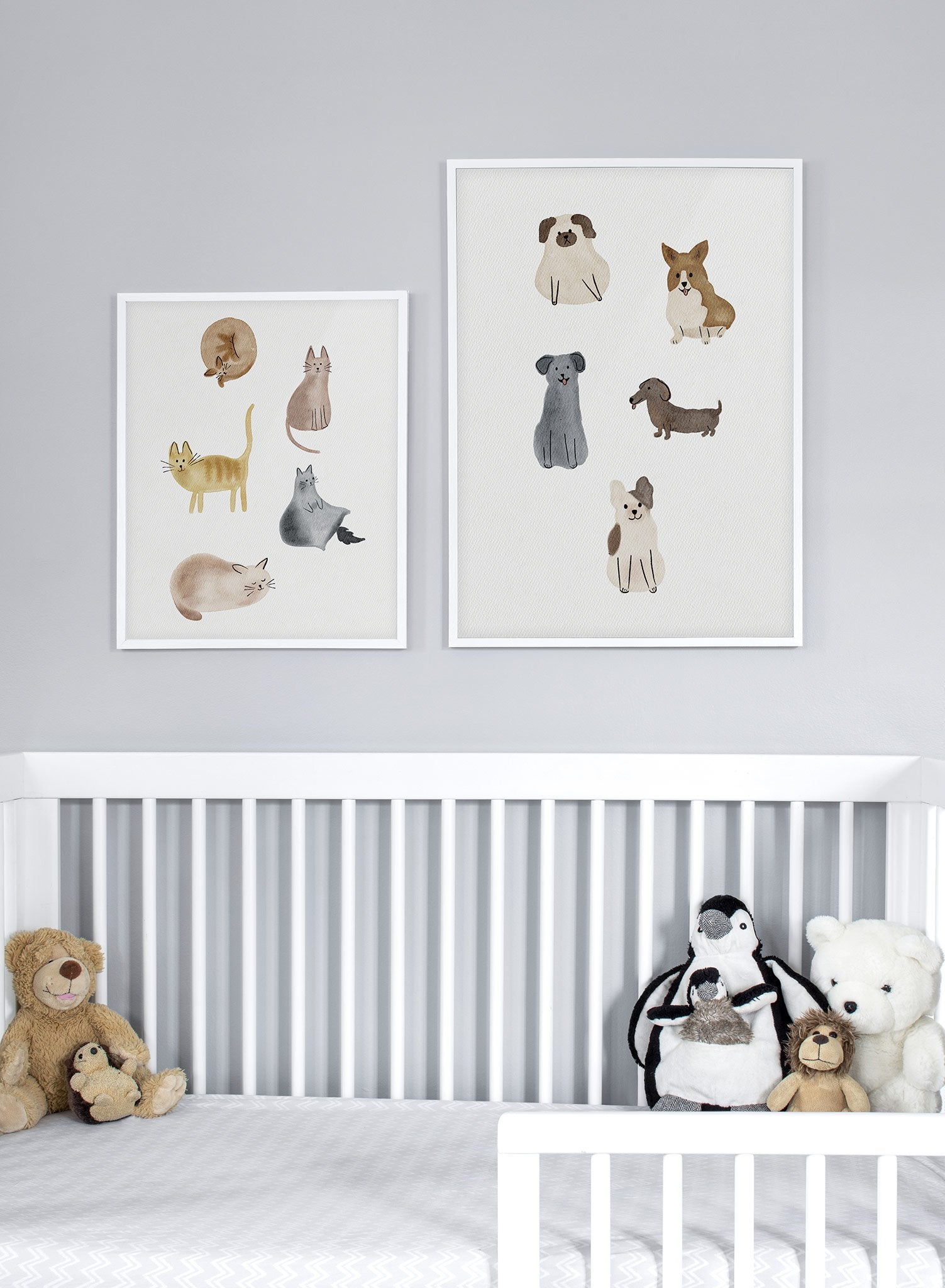 Cute Cat Poster - Wall Art Decor for Home, Office, Bedroom - Perfect for Pet Lovers & Animal Theme Room Decoration