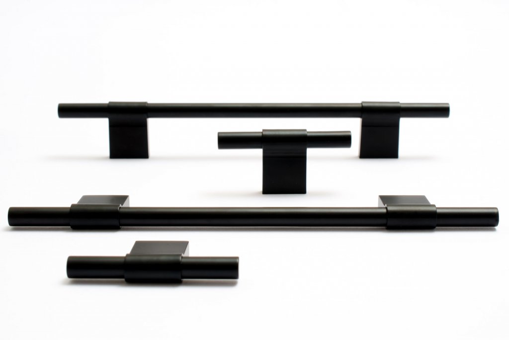 Premium Matte Black Cabinet Knobs and Drawer Pulls - Modern Hardware for Kitchen & Bathroom Cabinets, Dressers, and Furniture - Durable & Stylish Home Upgrade