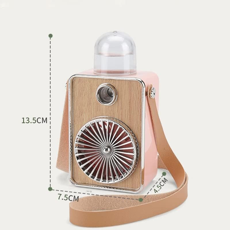 Mini Fan with 3 Speed Settings - USB Rechargeable Bladeless Neck Fan for Cooling - Portable & Silent Personal Fan for Travel, Office, Home, Outdoor Use - Perfect for Summer, Workouts, and Hot Weather