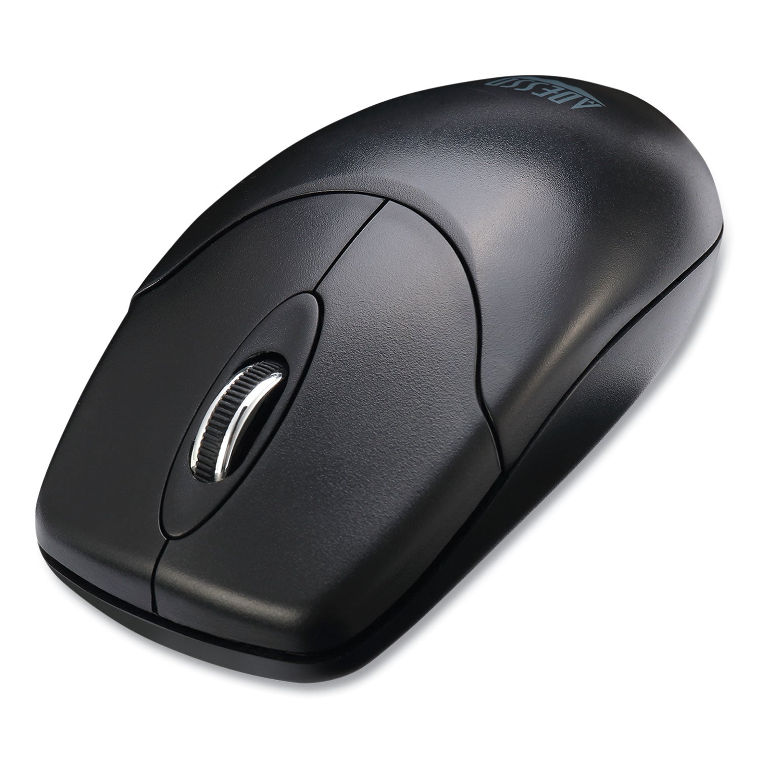 Adesso Imouse M60 Antimicrobial Wireless Mouse - 2.4Ghz Wireless with 30ft Range, Ambidextrous Ergonomic Design for Left/Right Hand Use (Black) | Perfect for Office, Home & Gaming Setup