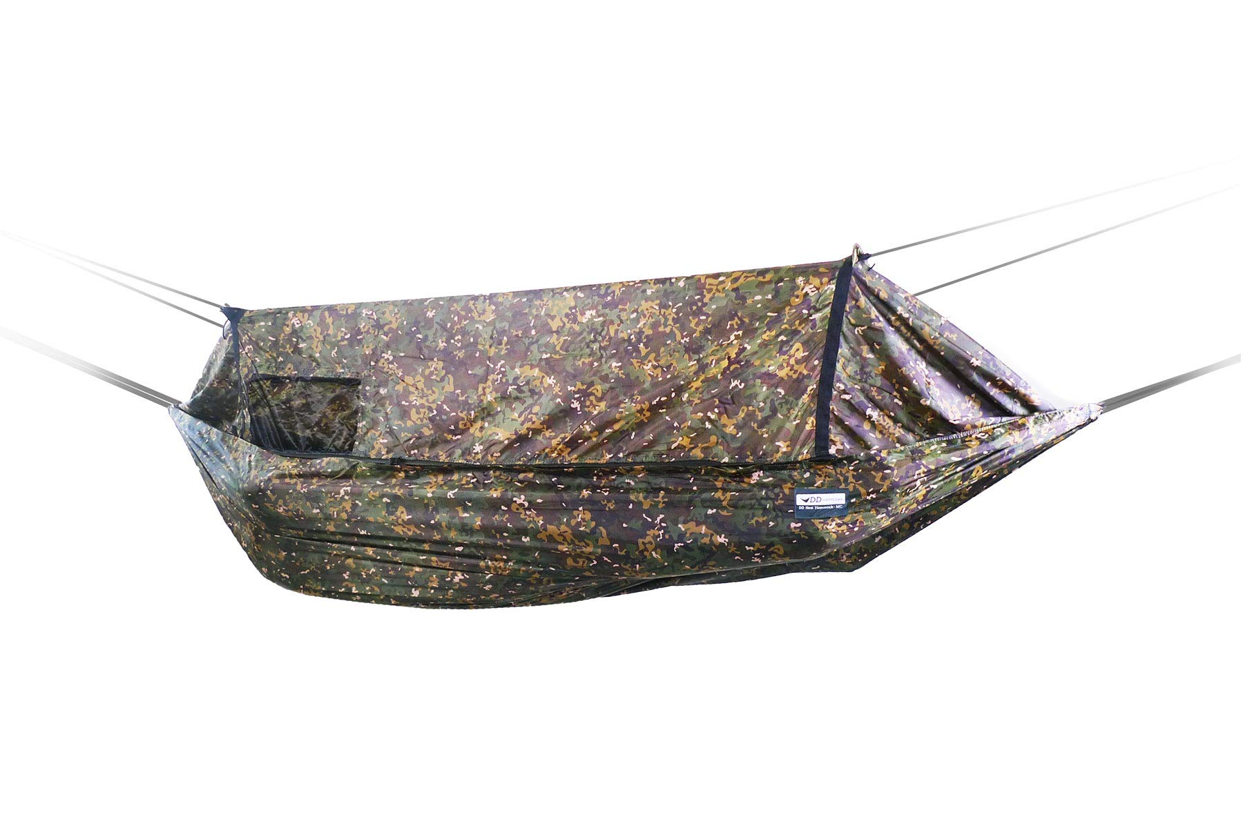 DD Hammocks Nest Hammock - Military Camouflage Portable Camping Hammock for Stealth Camping, Backpacking & Hiking | Lightweight & Compact for Outdoor Adventures, Travel & Survival Gear