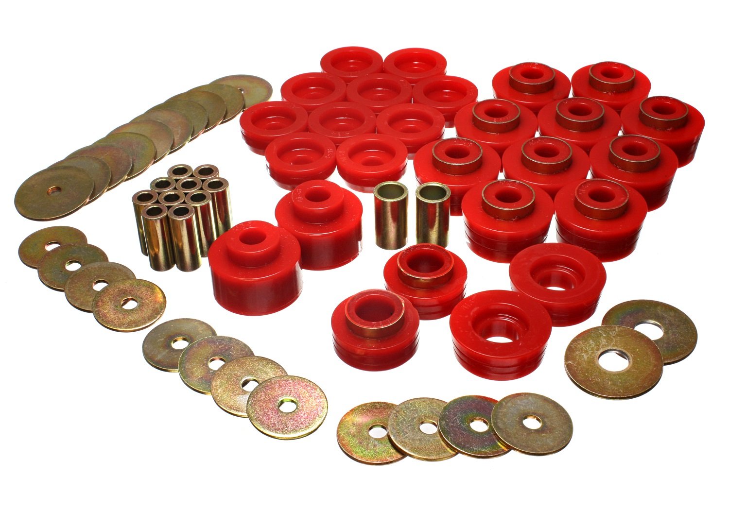 Energy Suspension 3.4141R Body Mount Bushing Kit for Chevy Monte Carlo - Replacement Suspension Parts for Smoother Ride & Reduced Vibration (Perfect for Performance Upgrades & Daily Driving)