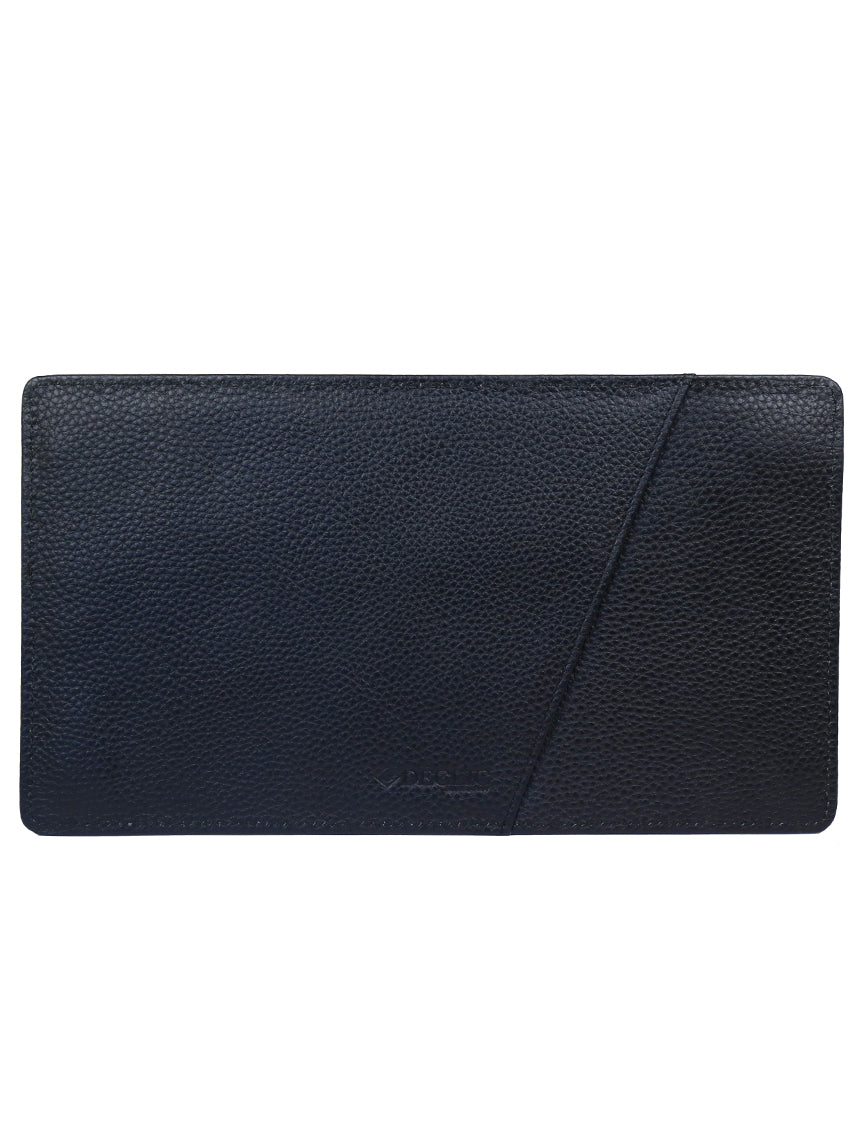 Premium DÉCLIC Genuine Leather Passport Wallet - RFID Blocking Travel Organizer for Men & Women (Black) | Perfect for International Flights, Business Trips & Vacation Security