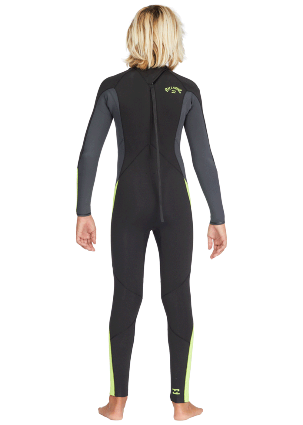 Billabong Boys Absolute 3/2mm Back Zip GBS Steamer Wetsuit for Kids - Youth Surfing, Diving & Water Sports - Thermal Protection for Cold Water Activities