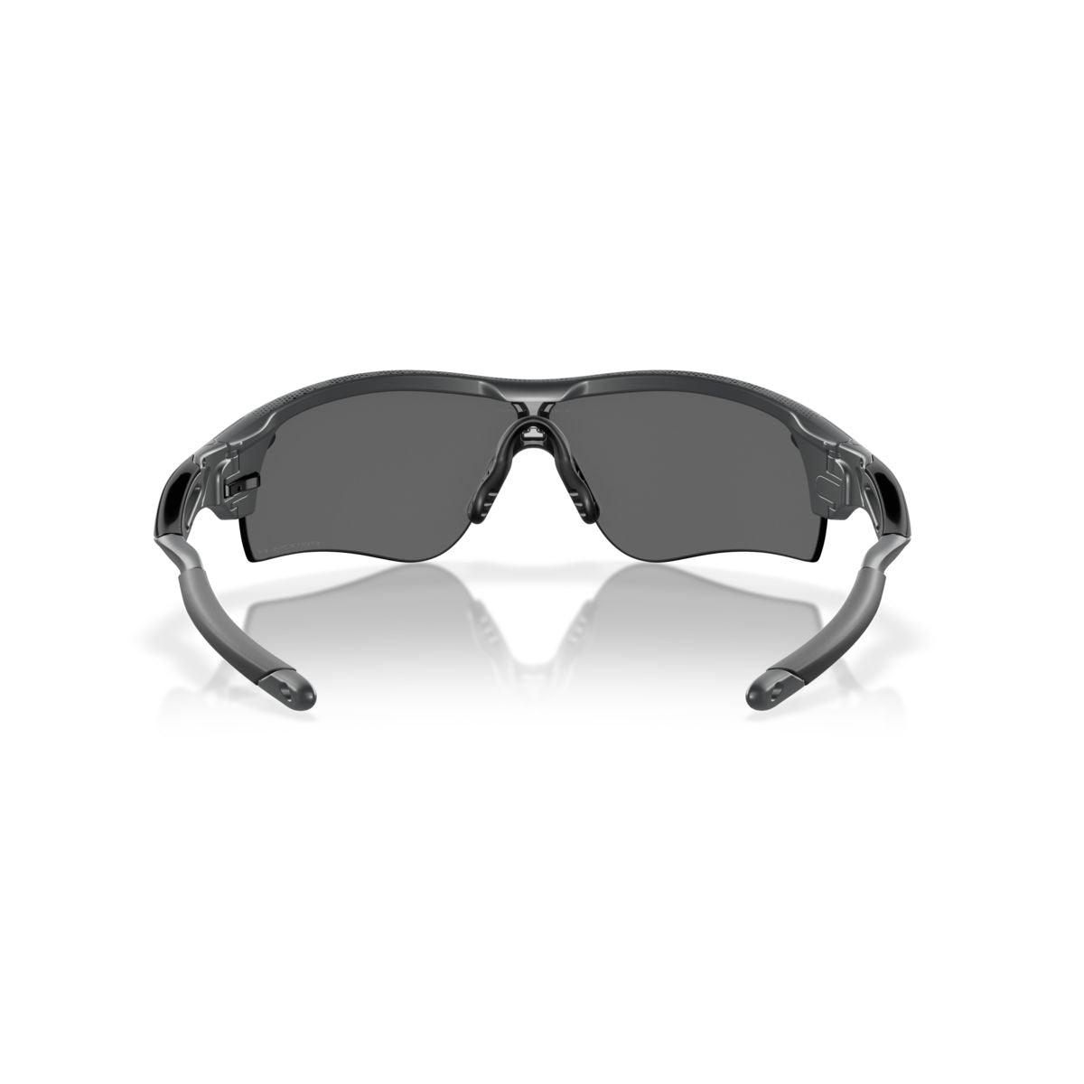 Oakley Radarlock Path Sunglasses - Low Bridge Fit, High Resolution Carbon Frame, Prizm Black Polarized Lenses (Model 0OO9206 920687) - Perfect for Running, Cycling & Outdoor Sports