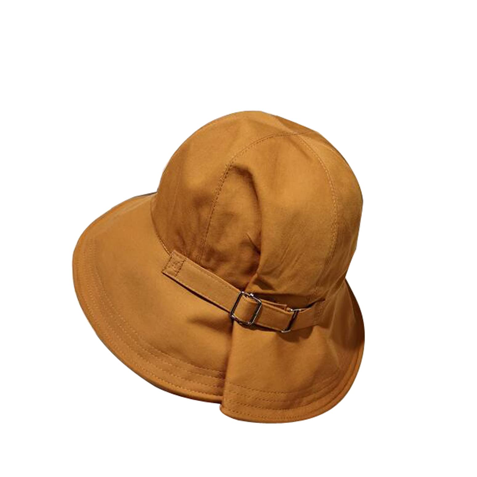 LGYKUMEG Adjustable & Foldable Fisherman Sun Hat for Outdoor Activities - Fishing, Camping, Hiking & Travel - UPF 50+ Sun Protection - Breathable & Lightweight Summer Hat (Orange) - Perfect for Beach, Gardening & Sports