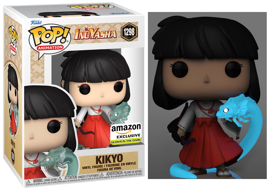 Inuyasha Kikyo Glow in The Dark Action Figure #1298 - Anime Collectible for Display & Night Light Decor