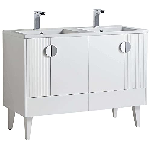 White - Polished Chrome Handles