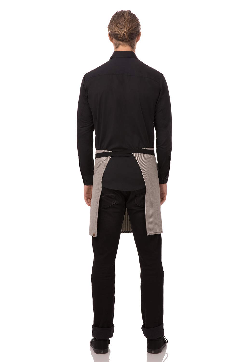 Chef Works Custom Unisex Portland Half Bistro Apron - Adjustable Waist & Pockets - Perfect for Cooking, Baking, BBQ & Restaurant Use