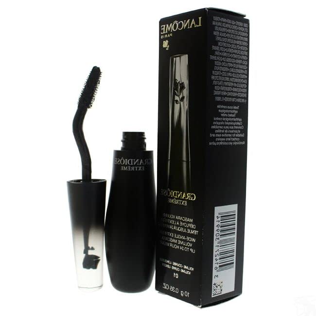 Lome IO-Style Grandiose Mascara #01 Noir for Women - Volumizing & Lengthening Mascara (0.35 oz) - Perfect for Everyday Wear & Special Occasions
