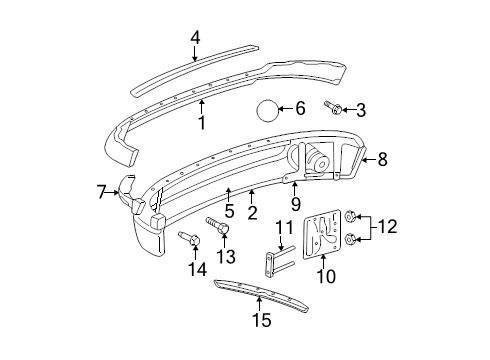 Mopar 55077630AA Front Bumper Panel Replacement for Dodge Ram 1500 2500 3500 - Durable OEM Fit for Off-Road & Daily Driving