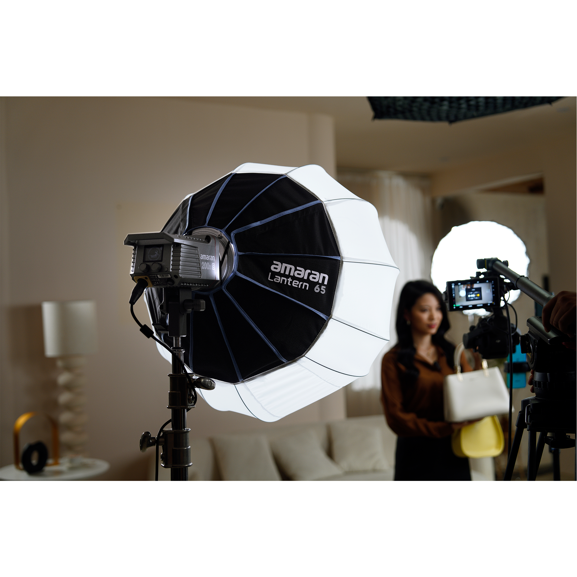 Amaran Lantern 65 LED Video Light - Professional Lighting for Photography & Videography - Perfect for YouTube, TikTok, and Studio Production