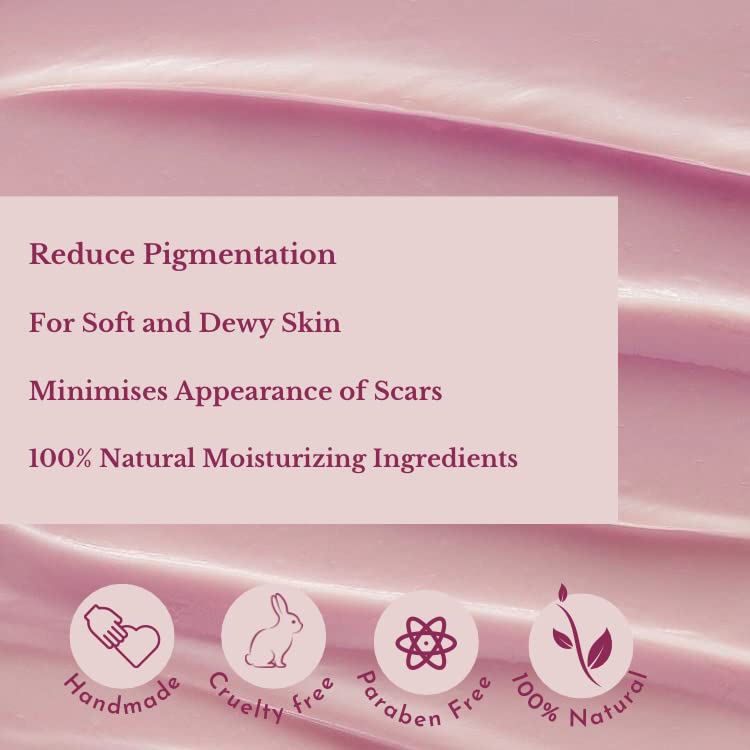 Strawberry Rose Smoothy Body Lotion - Enriched with Rose Extract, Shea Butter, Niacinamide & Kojic Acid - Hydrating Moisturizer for Men & Women - All Skin Types - Perfect for Dry Skin Care & Daily Body Hydration