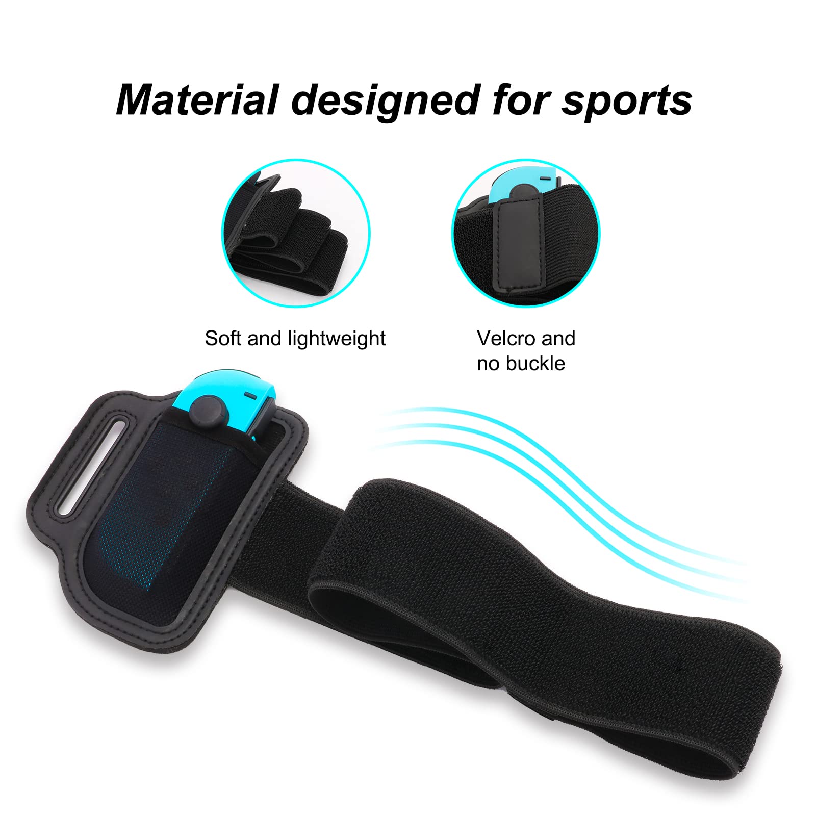 Nintendo Switch Leg Strap for Ring Fit Adventure & Switch Sports - 1 Pack - Comfortable & Secure Fitness Gaming Accessory for Home Workouts & Active Play