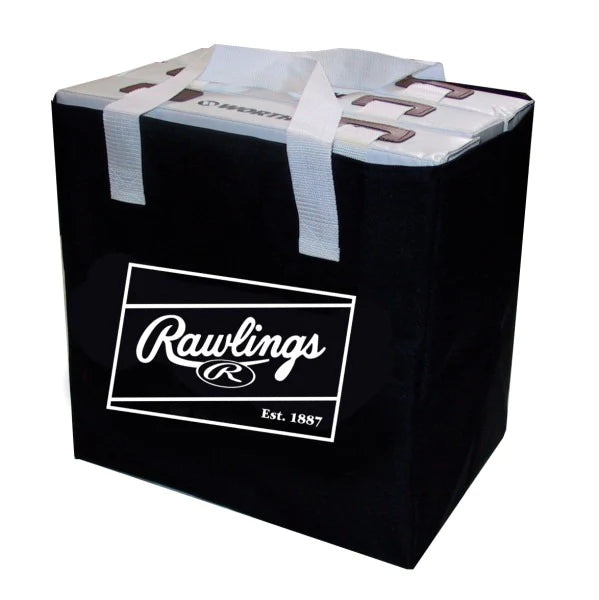 Rawlings RBBAG B BASE Baseball Bag - Durable Black Baseball Equipment for Players & Coaches | Perfect for Games, Practices & Travel