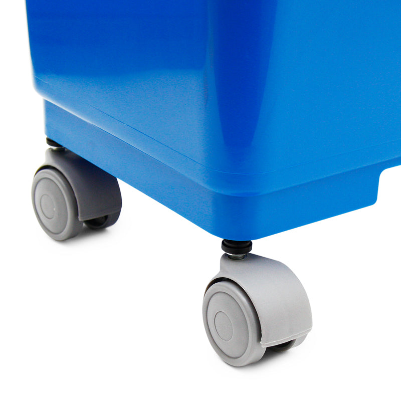 IPC Pulex Set of 4 Heavy Duty Bucket Casters with 360° Swivel Wheels - Perfect for Moving Buckets, Storage Bins, and Industrial Equipment