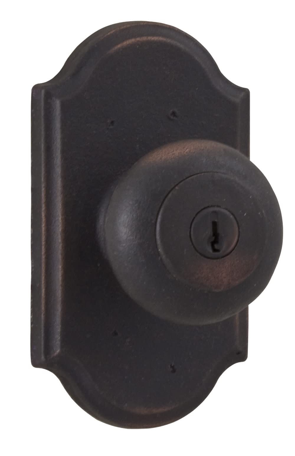 Weslock 07140F1F1SL23 Wexford Door Knob - Oil-Rubbed Bronze Finish for Interior Doors - Classic & Secure Entry Hardware for Homes & Offices