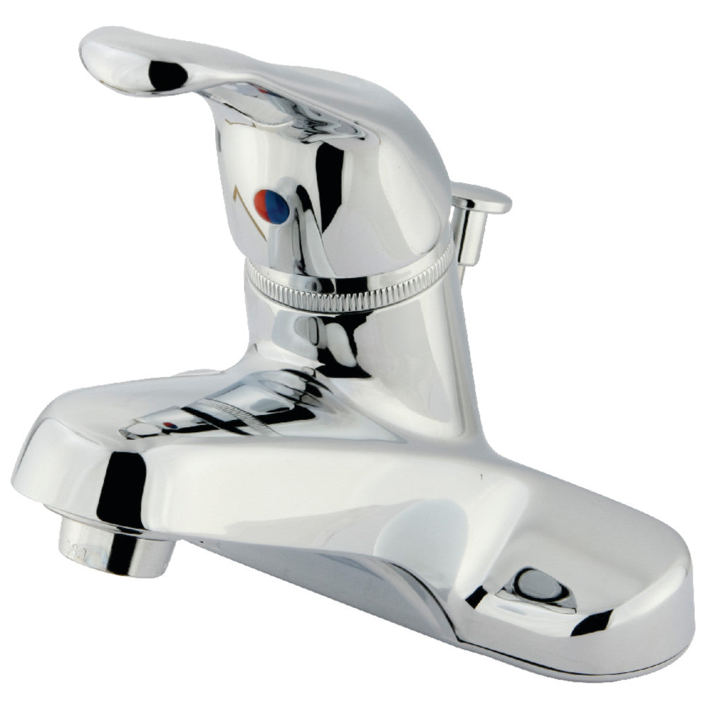 Kingston Brass KB512 Single Handle 4-Inch Centerset Bathroom Faucet - Modern Water-Saving Design for Small Bathroom Sinks & Vanities