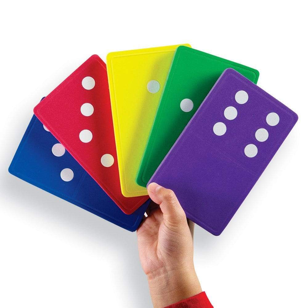 Jumbo Soft Foam Dominoes Set - Large 28-Piece Educational Toy for Kids - Safe Non-Toxic Floor Game for Family Fun, Classroom Activities & Indoor Playtime