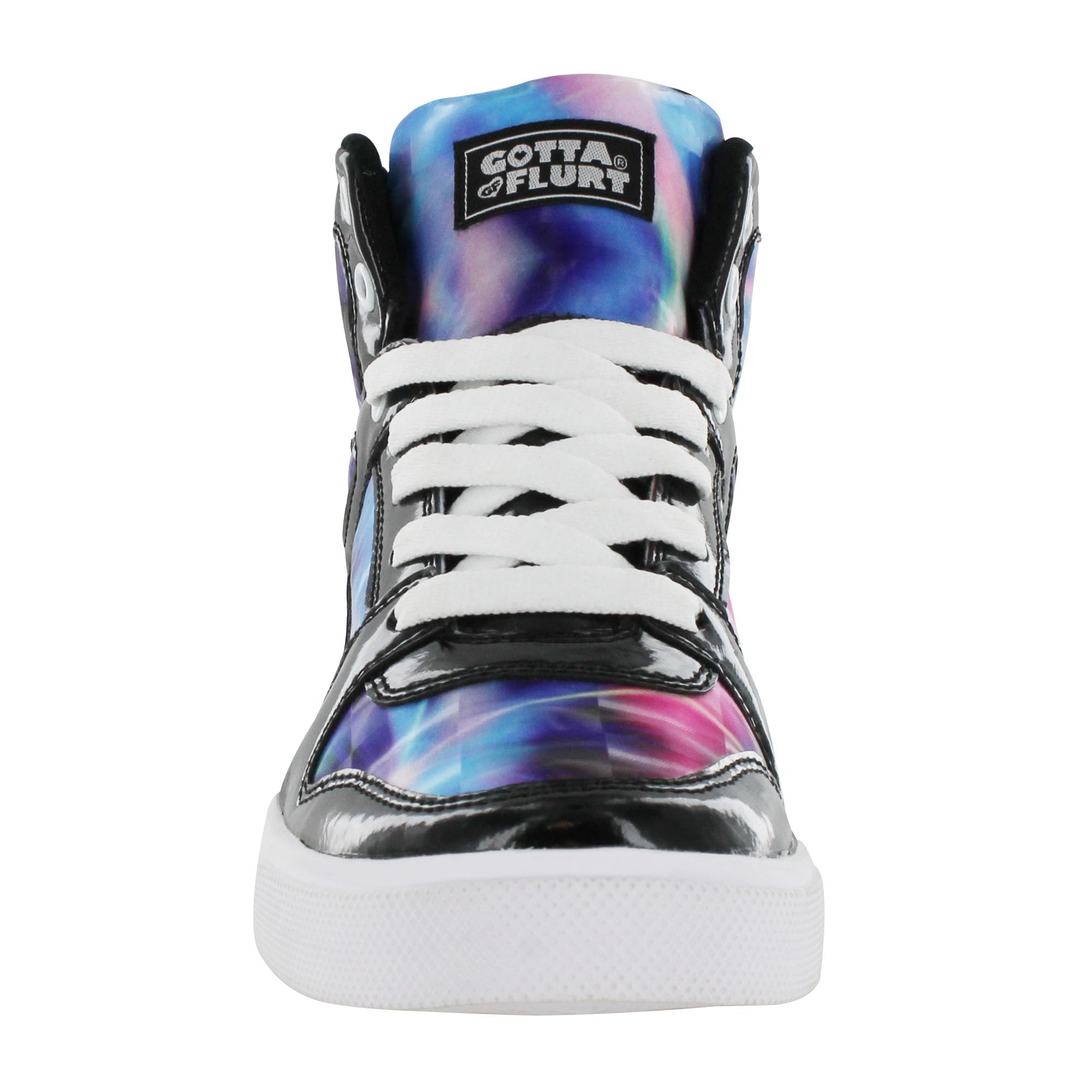 Girl's Hip Hop Dance Sneakers - Lightweight & Comfortable Blue/Black Jazz Shoes for Kids - Perfect for Dance Classes, Performances & Street Style