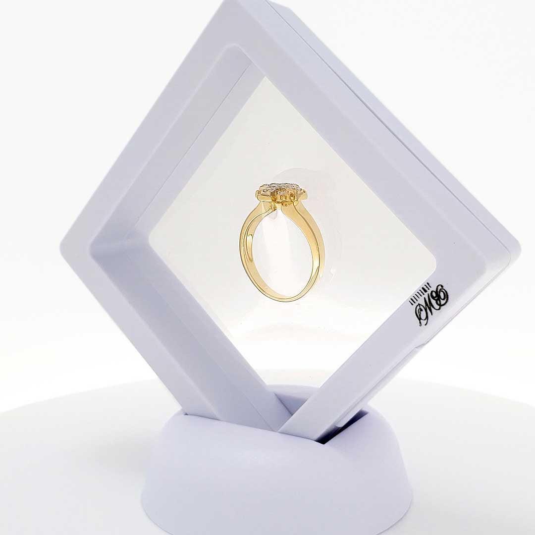 14K Gold Women's Christian Ring with Jerusalem Cross - Religious Jewelry for Faith & Devotion - Perfect for Church, Weddings & Daily Wear
