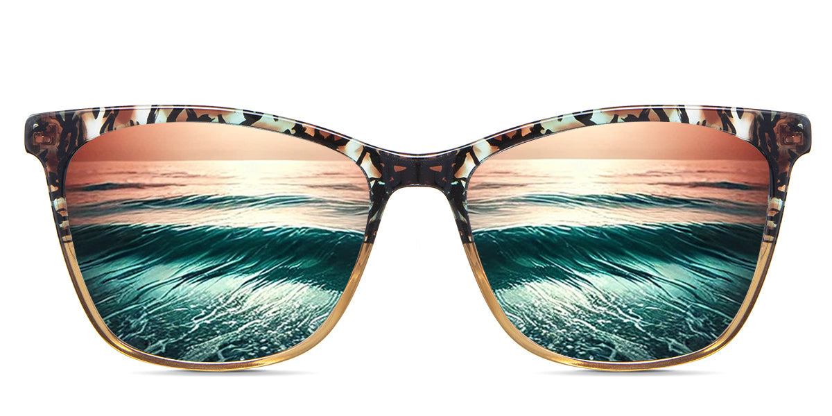 Stylish Paisley Print Women's Prescription Sunglasses – UV Protection & Fashion Eyewear for Driving, Outdoor Activities & Everyday Wear