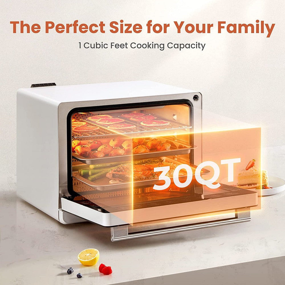 Fotile Chefcubii 4-in-1 Countertop Convection Steam Combi Oven with Air Fryer (HYZK26 E1) - Perfect for Baking, Roasting, Steaming & Air Frying in Small Kitchens