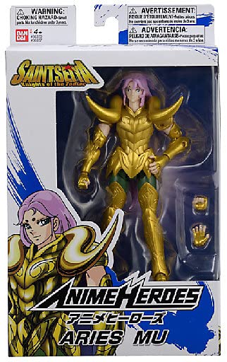 BANDAI Anime Heroes – Saint Seiya: Knights of the Zodiac, 17cm Golden Saint Virgo Shaka Action Figure (Model 36924) – Perfect for Anime Collectors & Home Display
