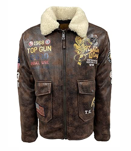 Top Gun® Men’s Special Forces Jacket - Military Style Aviator Bomber Jacket for Outdoor Adventure & Casual Wear