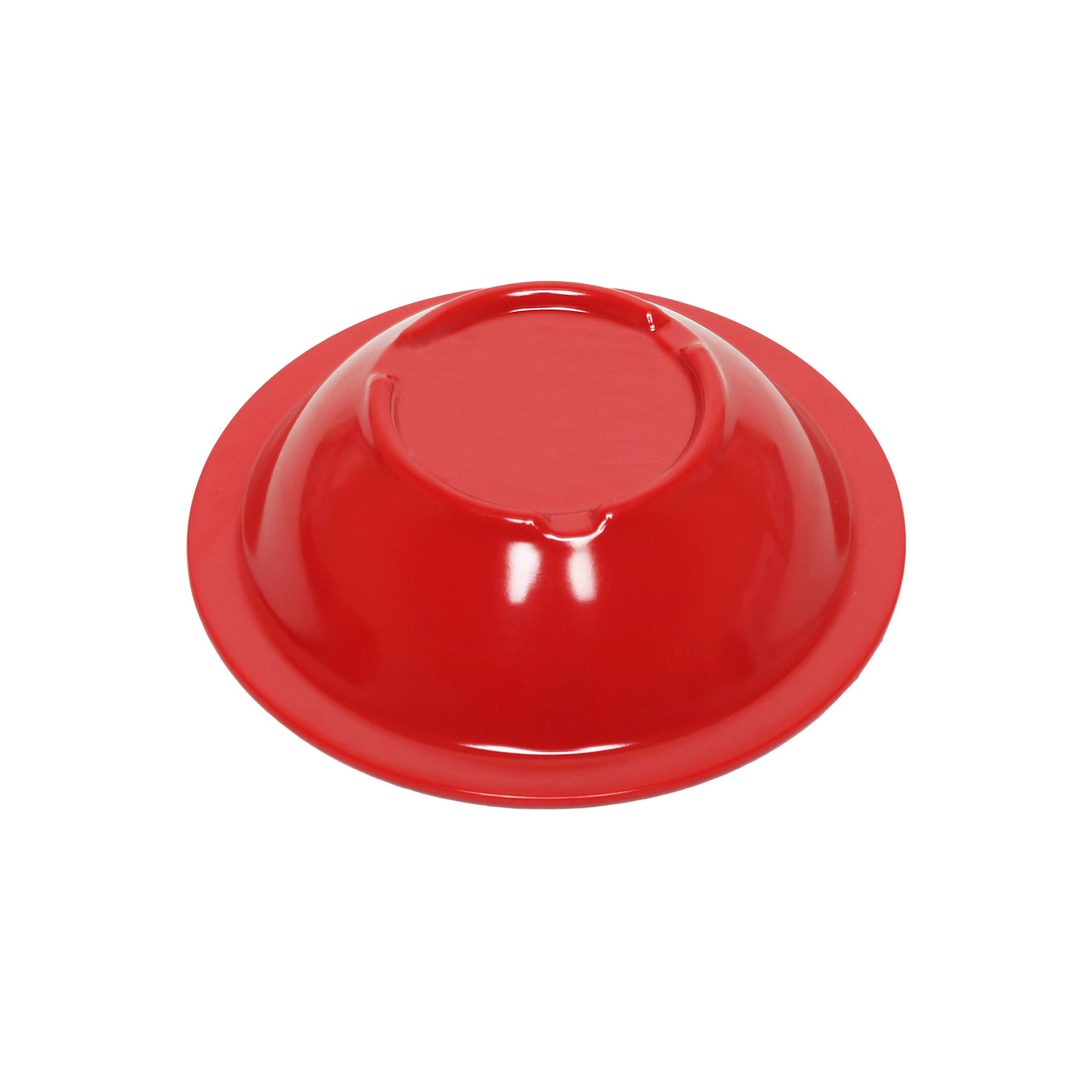 Thunder Group Pure Red Melamine Salad Bowl 4.75 Inch - 4 oz - Set of 12 - Durable & Lightweight Dishware for Restaurants, Picnics, and Outdoor Dining