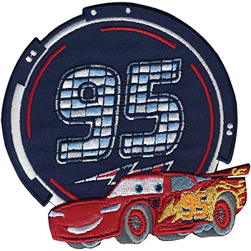 Disney Cars #95 Iron On Applique for Kids Clothing - Easy DIY Sewing Patch for T-Shirts, Jeans & Backpacks | Perfect for Costumes, Gifts & School Crafts