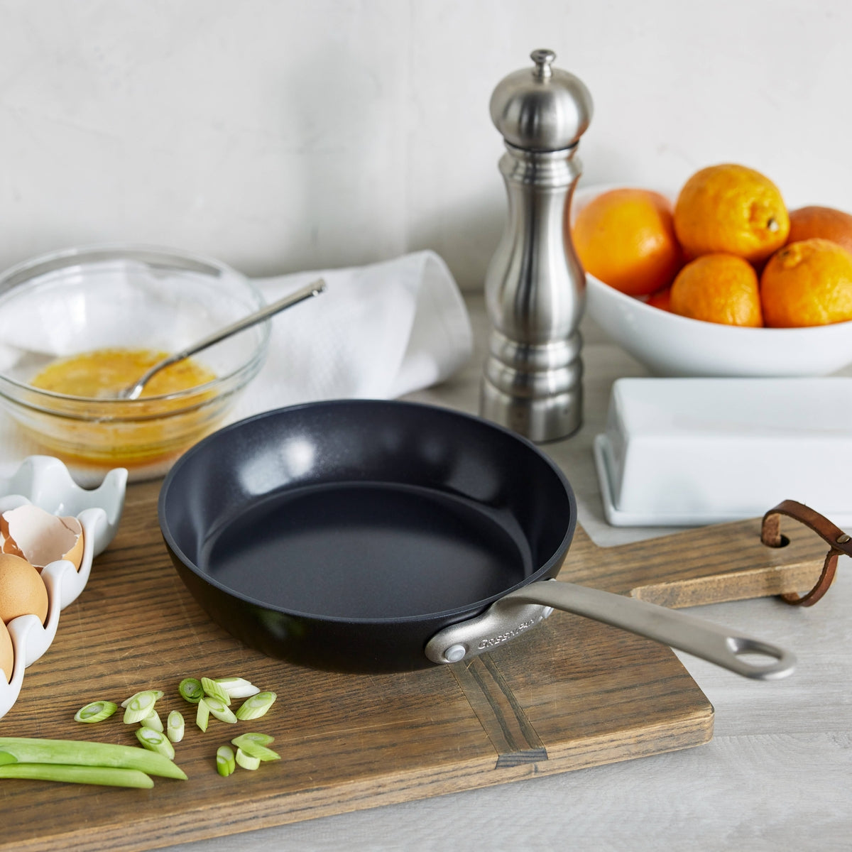 Premium Craft Noire Ceramic Nonstick 10 & 12 Inch Frying Pan Set - Healthy Cooking, Easy Clean, Oven Safe - Perfect for Sautéing, Frying & Baking at Home