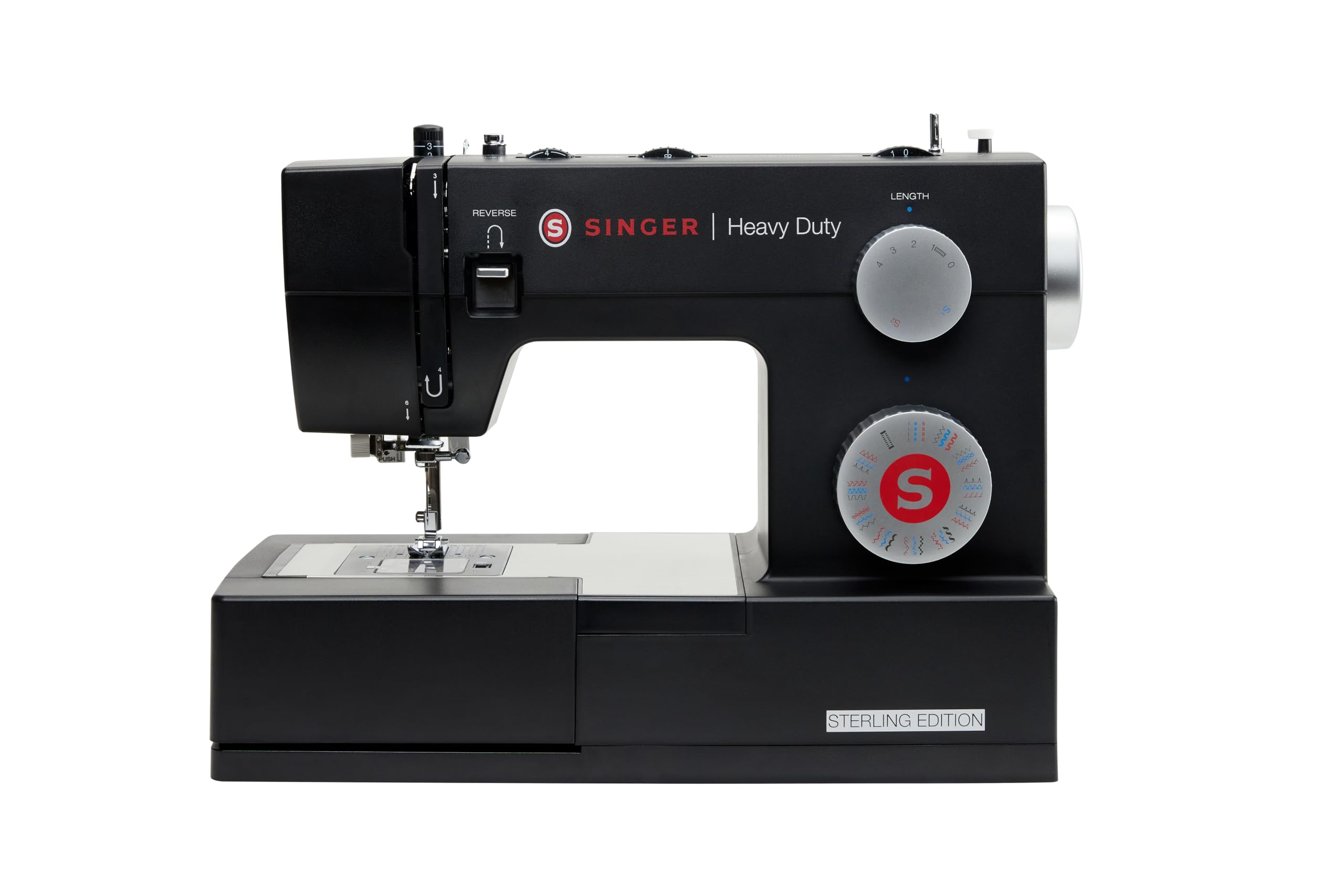 SINGER® 4432 Heavy Duty Sewing Machine with Accessory Kit | 110 Built-in Stitches, Strong Motor, Metal Frame, 1-Step Buttonhole | Perfect for Quilting, Denim, Leather & Home Decor Projects