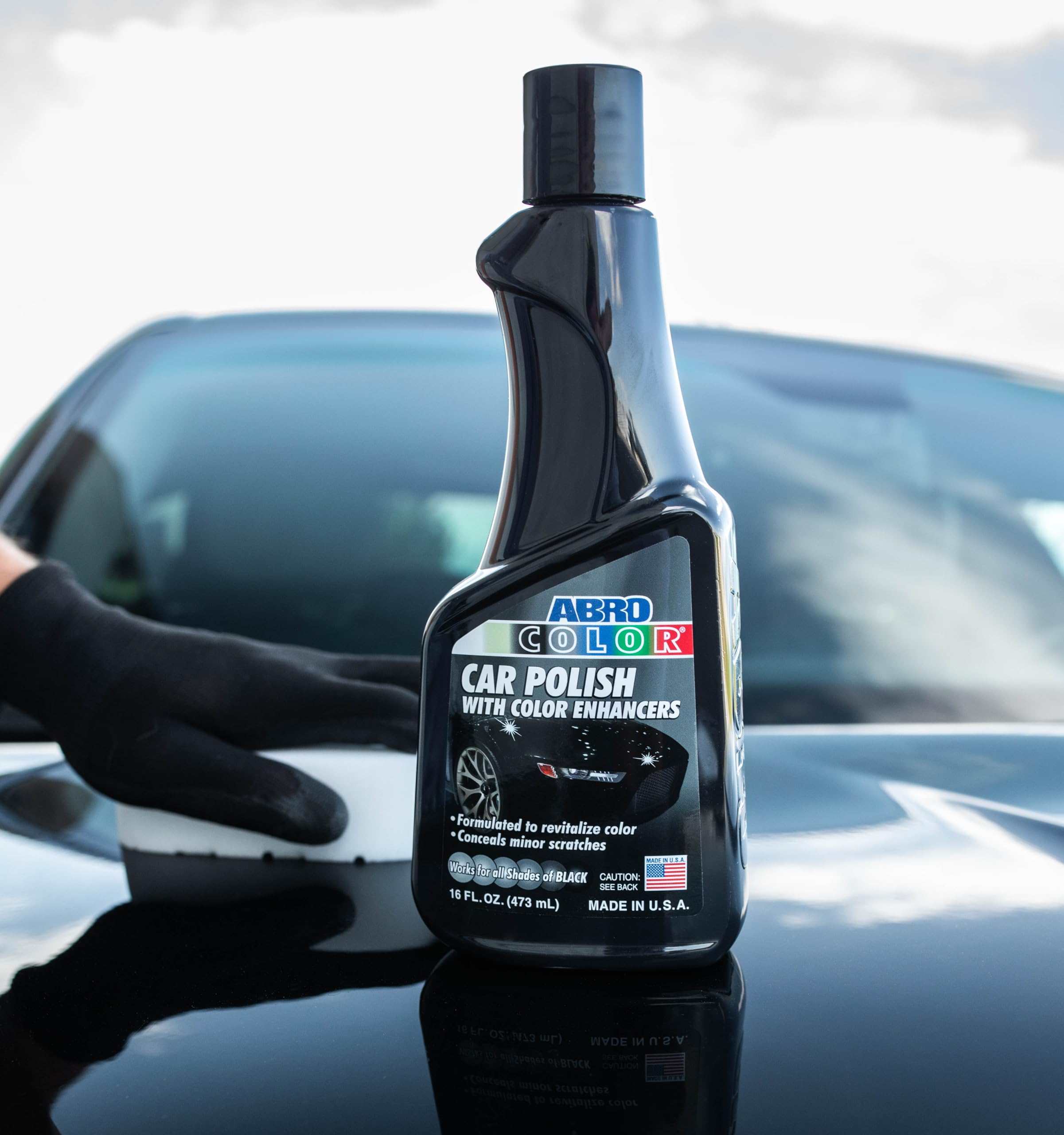 ABRO Green Car Polish: Scratch Remover & Paint Repair Restorer Wax for Vehicles, 16oz Polishing Compound for Car Detailing - Perfect for DIY Car Care and Professional Auto Detailing
